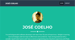 Desktop Screenshot of josecoelho.com